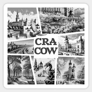 POLISH CITY - CRACOW - TRAVEL -3 Sticker